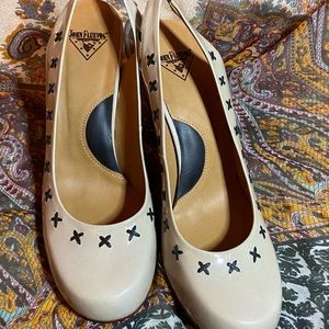 John Fluevog Slingback Patent Leather Mary Jane